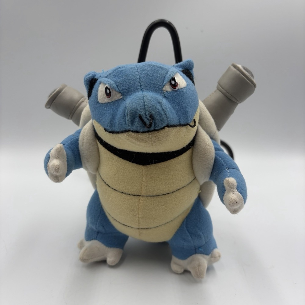 Vintage Pokémon BLASTOISE Plush Toy Doll Play By Play 1999 Nintendo Rare 12"